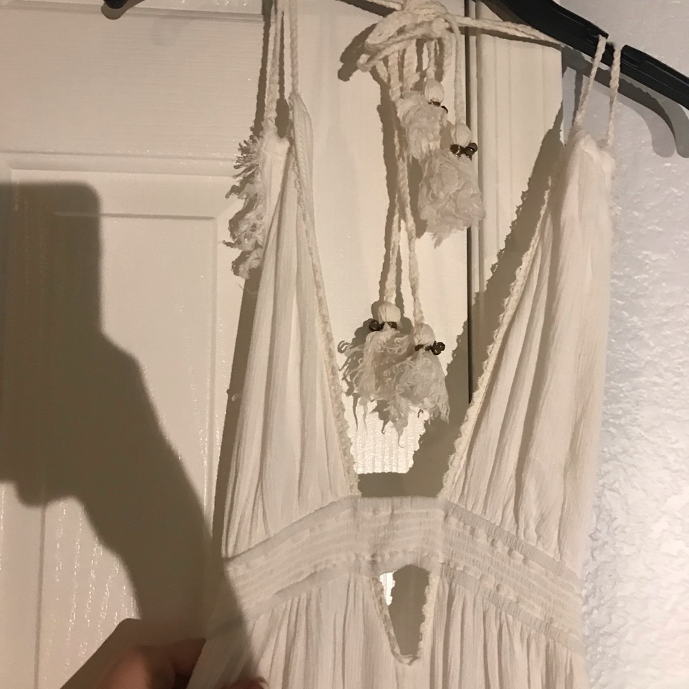 Freepeople long white boho dress 🌸 - Picture 5 of 8